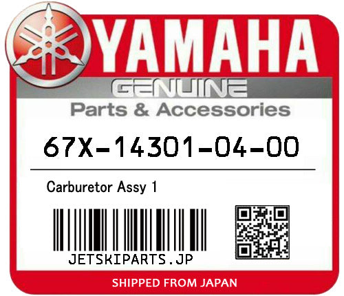 YAMAHA OEM CARBURETOR ASSY 1 New #67X-14301-04-00