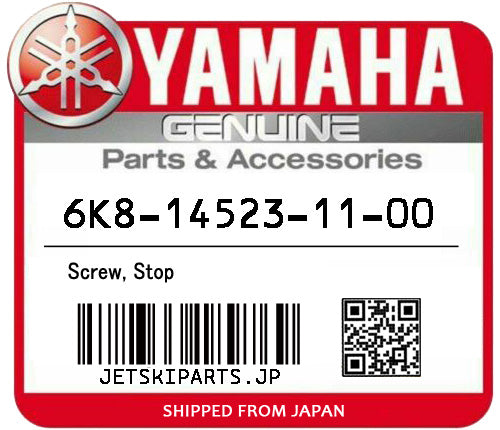 YAMAHA OEM SCREW, STOP New #6K8-14523-11-00