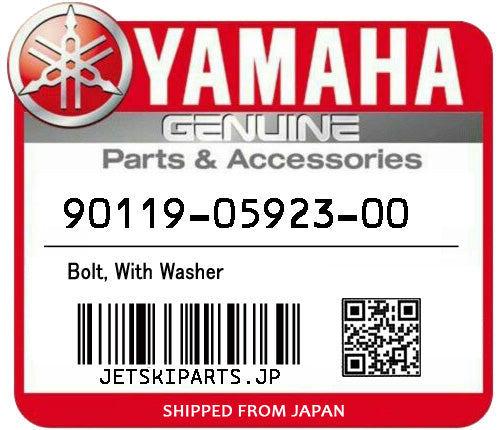 YAMAHA OEM BOLT, WITH WASHER New #90119-05923-00