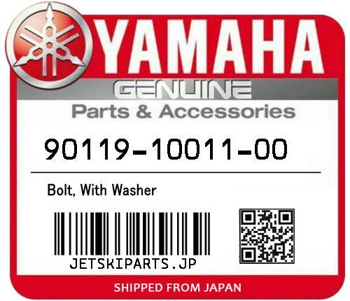 YAMAHA OEM BOLT, WITH WASHER New #90119-10011-00