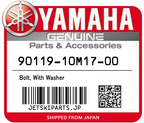 YAMAHA OEM BOLT, WITH WASHER New #90119-10M17-00