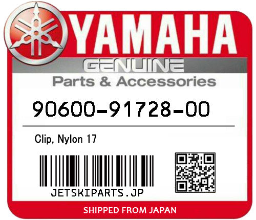 YAMAHA OEM CLIP, NYLON 17 New #90600-91728-00