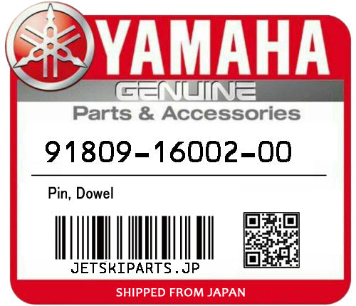 YAMAHA OEM PIN, DOWEL New #91809-16002-00