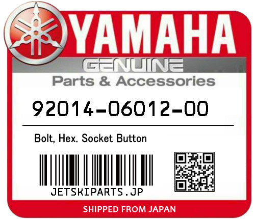 YAMAHA OEM BOLT, HEX. SOCKET BUTTON New #90111-06003-00 #92014-06012-00