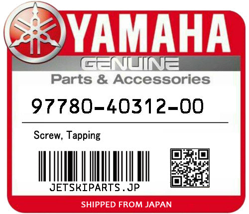 YAMAHA OEM SCREW, TAPPING New #97780-40712-00 #97780-40312-00