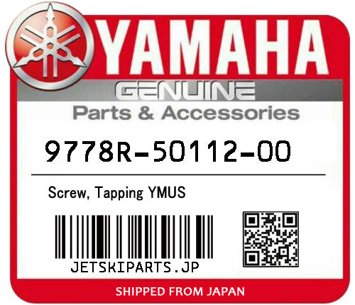 YAMAHA OEM SCREW, TAPPING YMUS New #9778R-50112-00