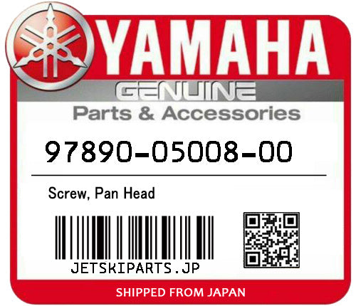 YAMAHA OEM SCREW, PAN HEAD New #97890-05008-00