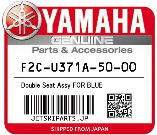 YAMAHA OEM DOUBLE SEAT ASSY FOR BLUE New #F2C-U371A-50-00