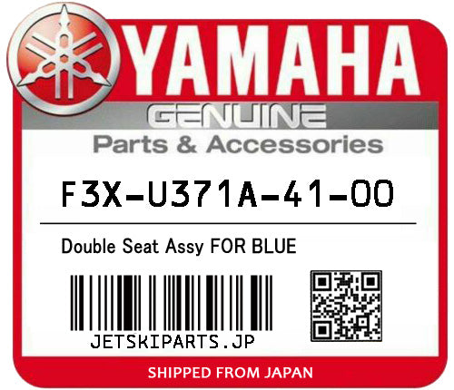 YAMAHA OEM DOUBLE SEAT ASSY FOR BLUE New #F3X-U371A-41-00