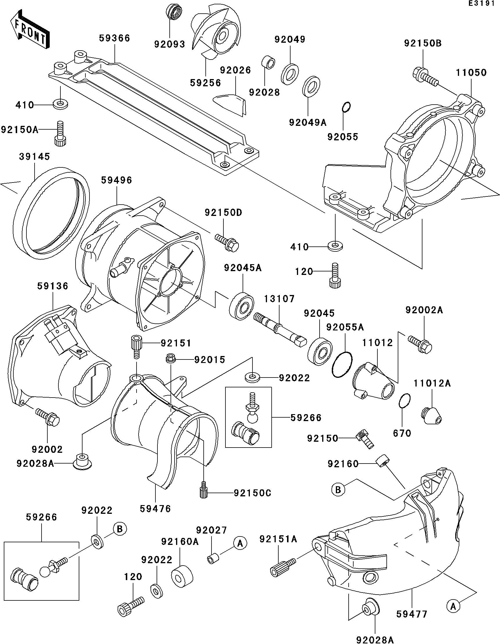 900STS'02 OEM (Jet-Pump) NOZZLE-STRG Used [K0219-29]