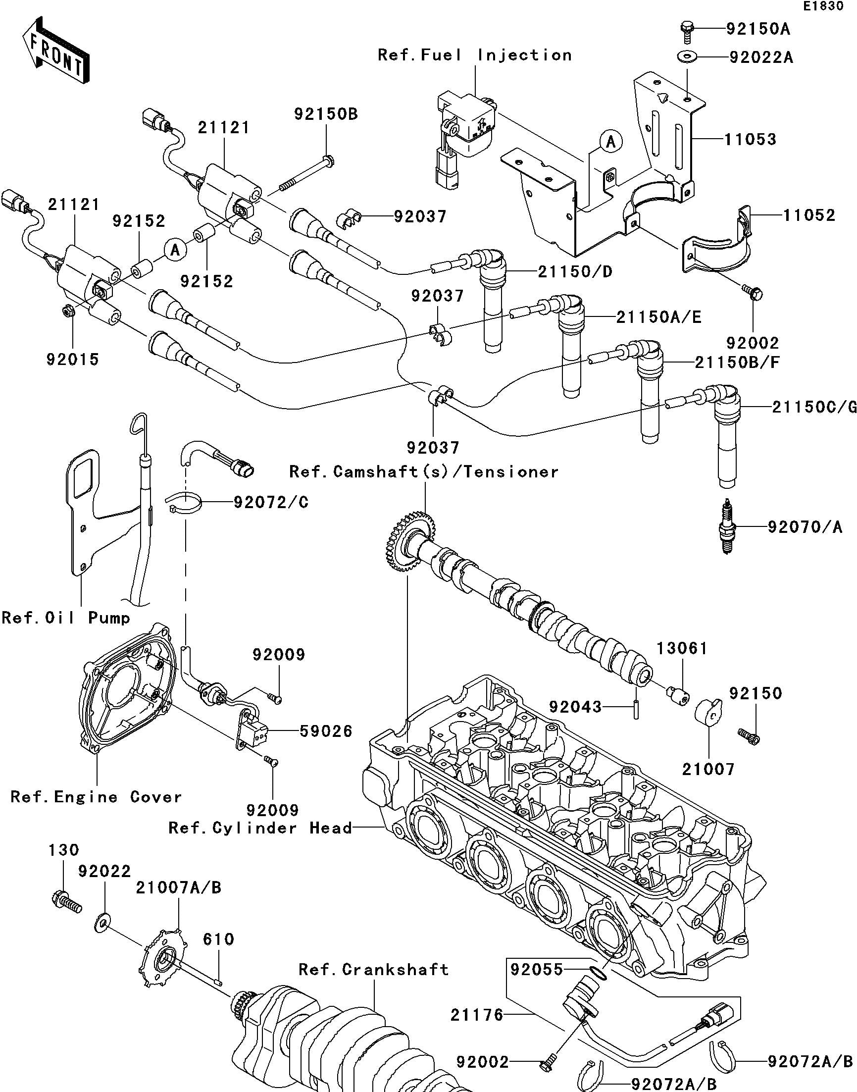 STX-12F'03 OEM (Ignition-System) COIL-IGNITION Used [K7220-25]