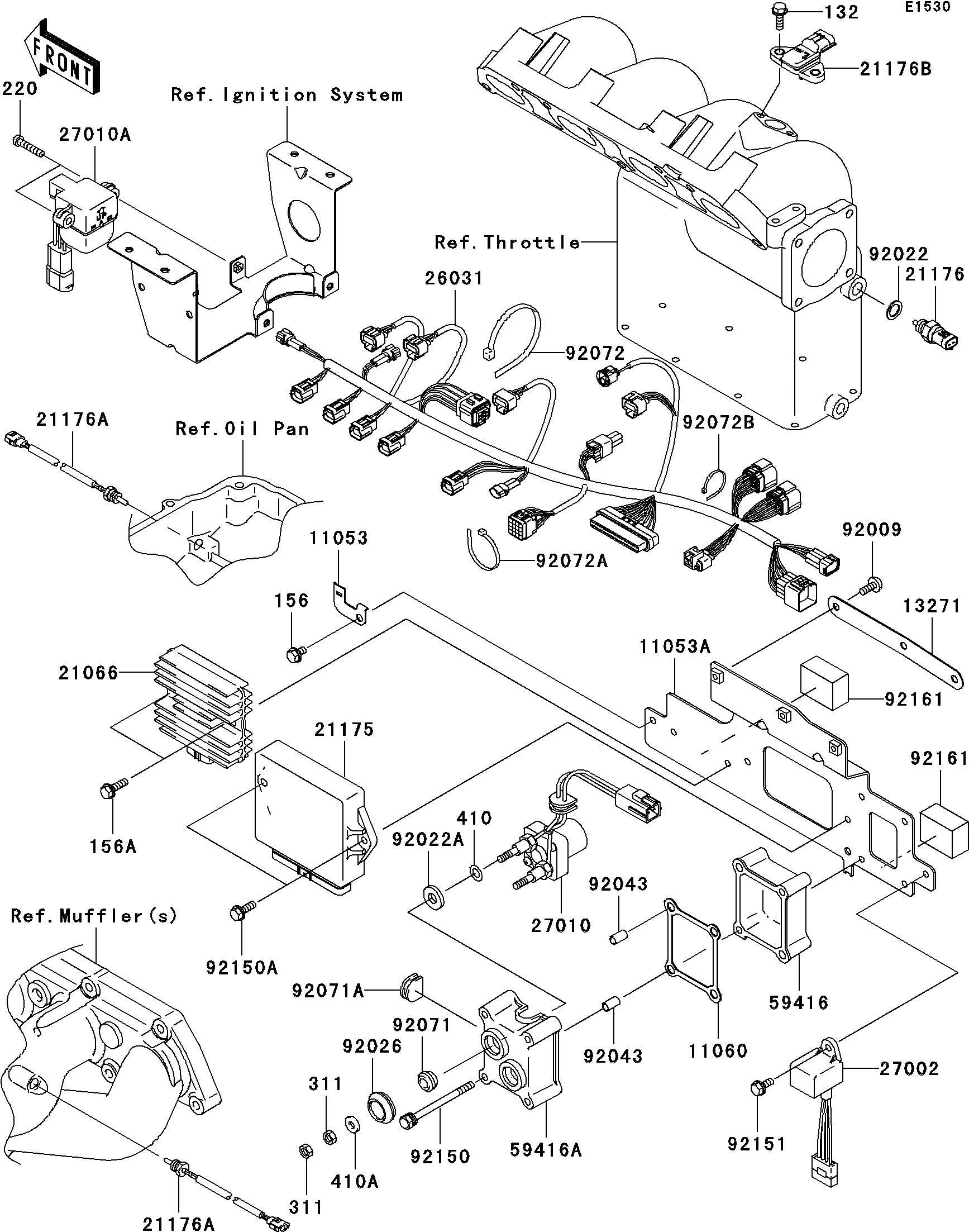 STX-12F'06 OEM (Fuel-Injection) REGULATOR-VOLTAGE Used [K1806-11]