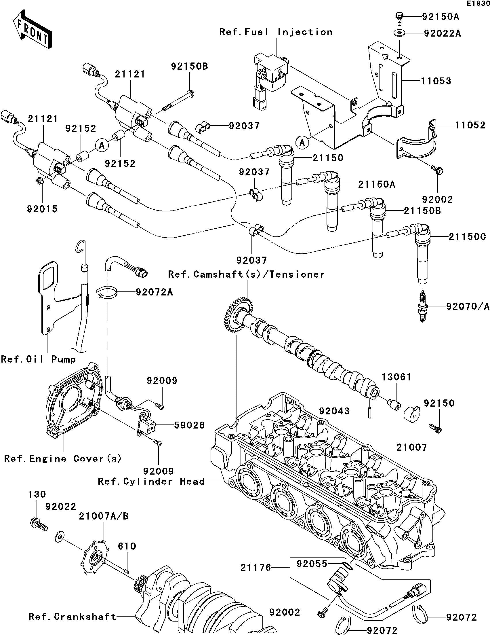 STX-15F'08 OEM (Ignition-System) COIL-IGNITION Used [K3473-24]