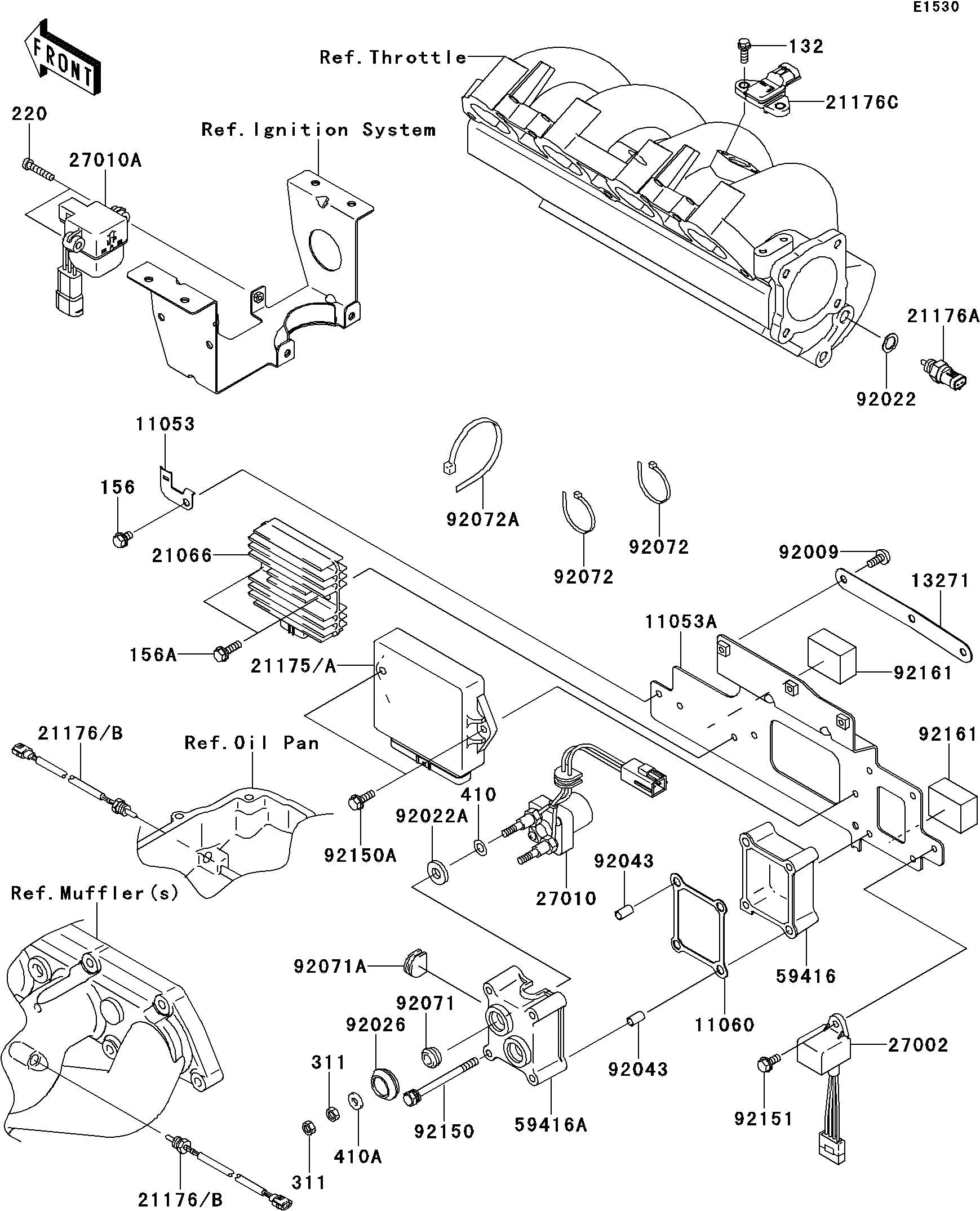 STX-15F'13 OEM (Fuel-InjectionABF-AEF) SWITCH,VDS Used [K4959-08]