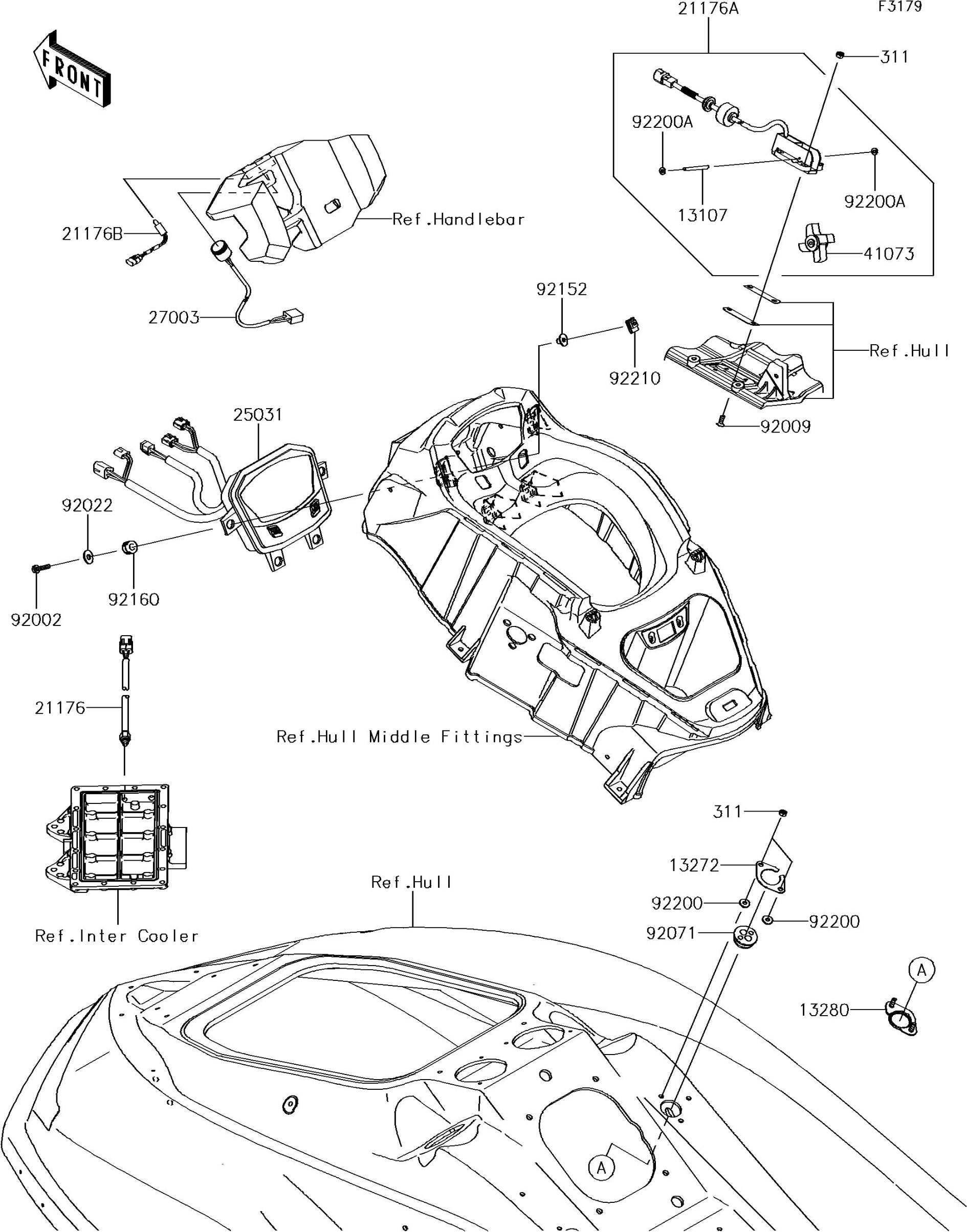 ULTRA310LX'15 OEM (Meters) SENSOR,AIR TEMP Used [K5974-33]