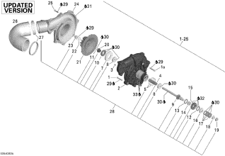 GTX S/C'03 OEM (Supercharger) SUPERCHARGER ASS'Y. Used with defect [X2206-22]