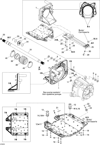 GTX S/C'04 OEM (Propulsion) PUMP GRATE, BLACK Used [S7142-35]