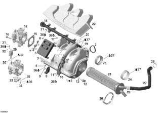 RXT'05 OEM (Air-Intake-Manifold) THROTTLE BODY Used [S8558-06]