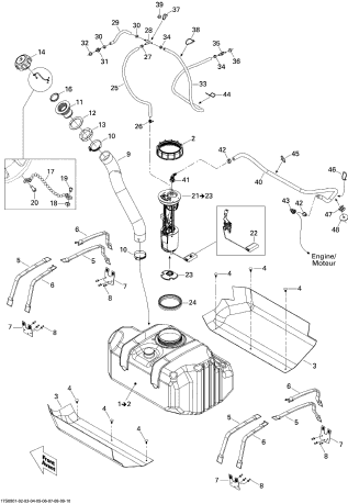 RXT'08 OEM (Fuel-System) FUEL PUMP ASS'Y Used [S6442-14]