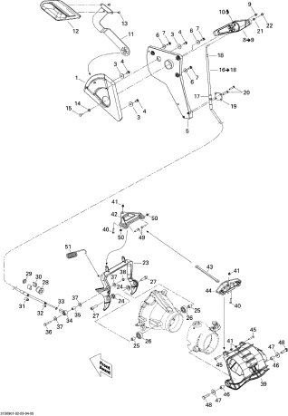 RXT 215'09 OEM (Reverse) REVERSE GATE Used [S2547-46]