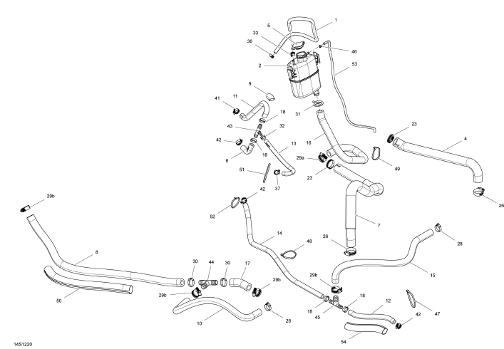 RXP-X 260'12 OEM (Cooling-System) COOLANT TANK Used [S5539-20]