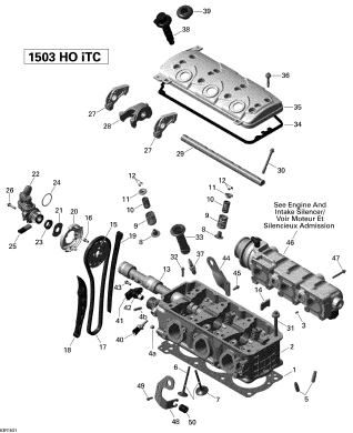 GTX LTD iS 260'15 OEM (Cylinder-Head) IGNITION COIL KIT Used [S4519-13]