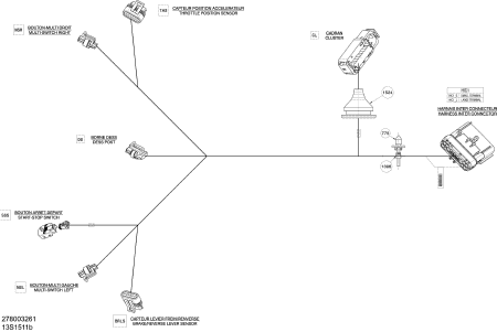 RXP-X 260'15 OEM (Steering-Harness) STEERING HARNESS ASS'Y