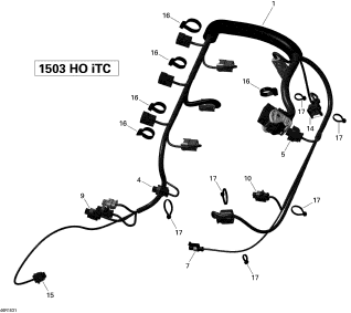 RXP-X 260'15 OEM (Steering-Harness) STEERING HARNESS ASS'Y