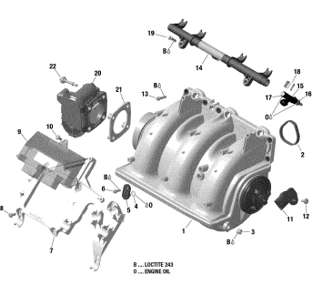 GTX 300'19 OEM (Air-Intake-Manifold-And-Throttle-Body) FUEL GTX 300'19 OEM (Air-Intake-Manifold-And-Throttle-Body) FUEL