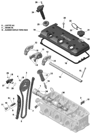 卸し売り購入 STICK (Valve-Train) OEM 300'19 GTX COIL [X2207-27] Used 水上オートバイ用