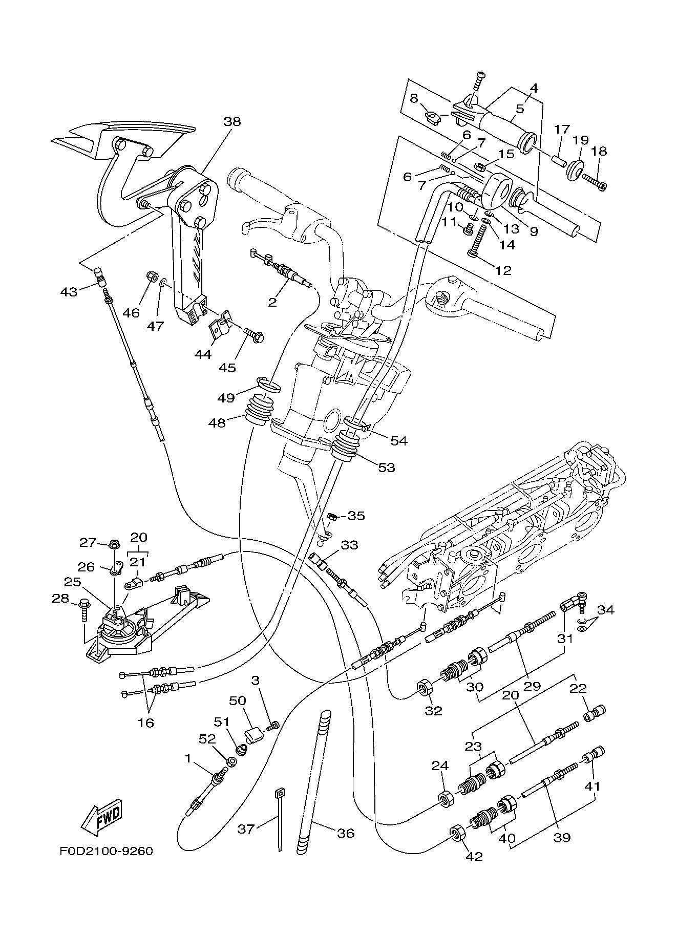 1200XLLTD'99 OEM (CONTROL-CABLE) CABLE, THROTTLE Used [Y6773-03]