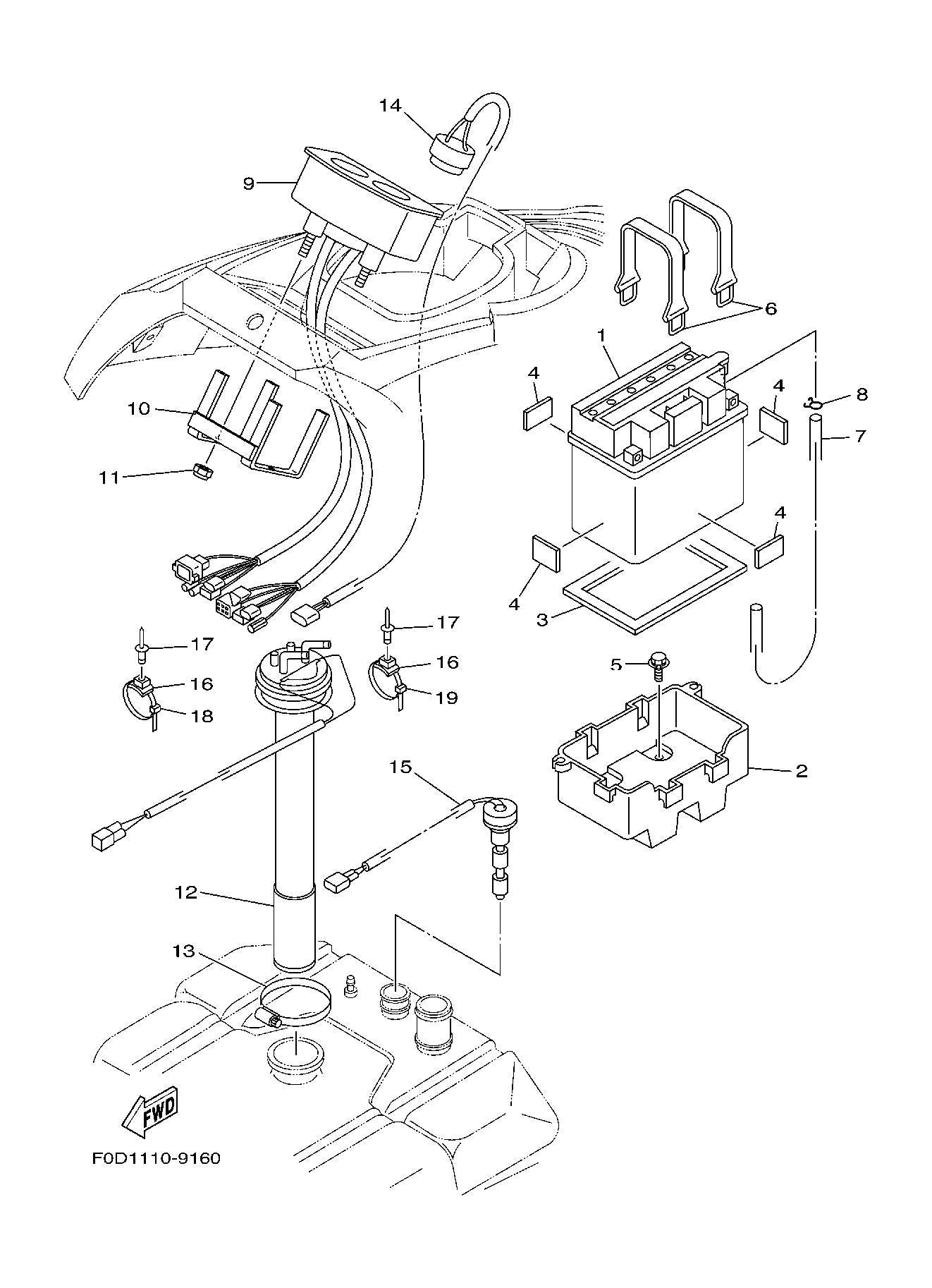 1200XLLTD'99 OEM (ELECTRICAL-2) SENDER, OIL Used [Y6773-10]