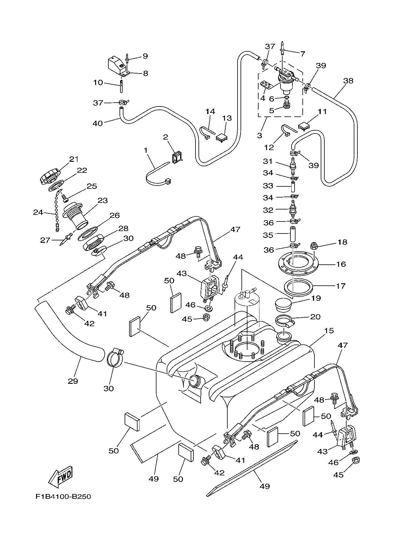 FX140'03 OEM (FUEL-TANK) CAP, FUEL FILLER Used [Y6189-20]