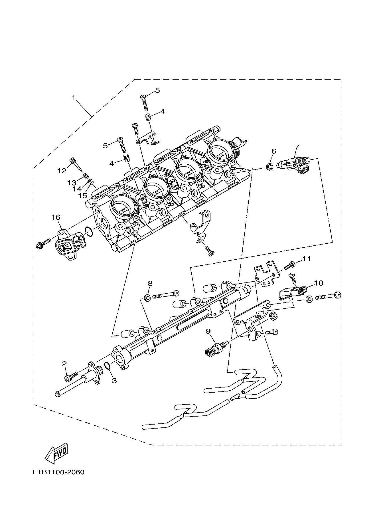FX140'03 OEM (INJECTION-PUMP) INJECTOR ASSY Used [Y6189-23]