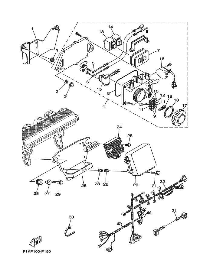 VX'07 OEM (ELECTRICAL-1) WIRE, MINUS LEAD Used [Y9917-38]