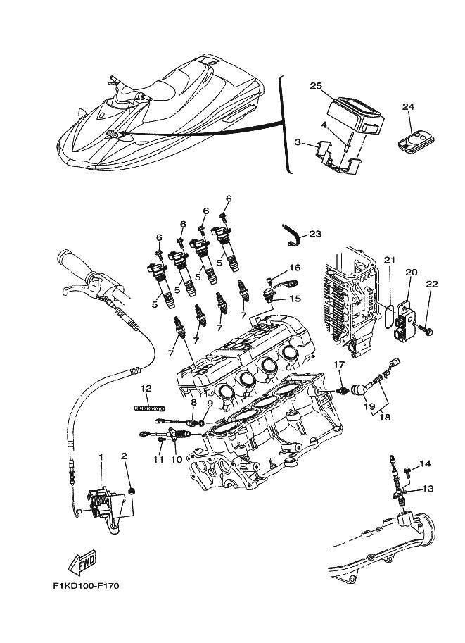 VXCruiser'08 OEM (ELECTRICAL-2) RECIVER COMP Used [Y3583-08]