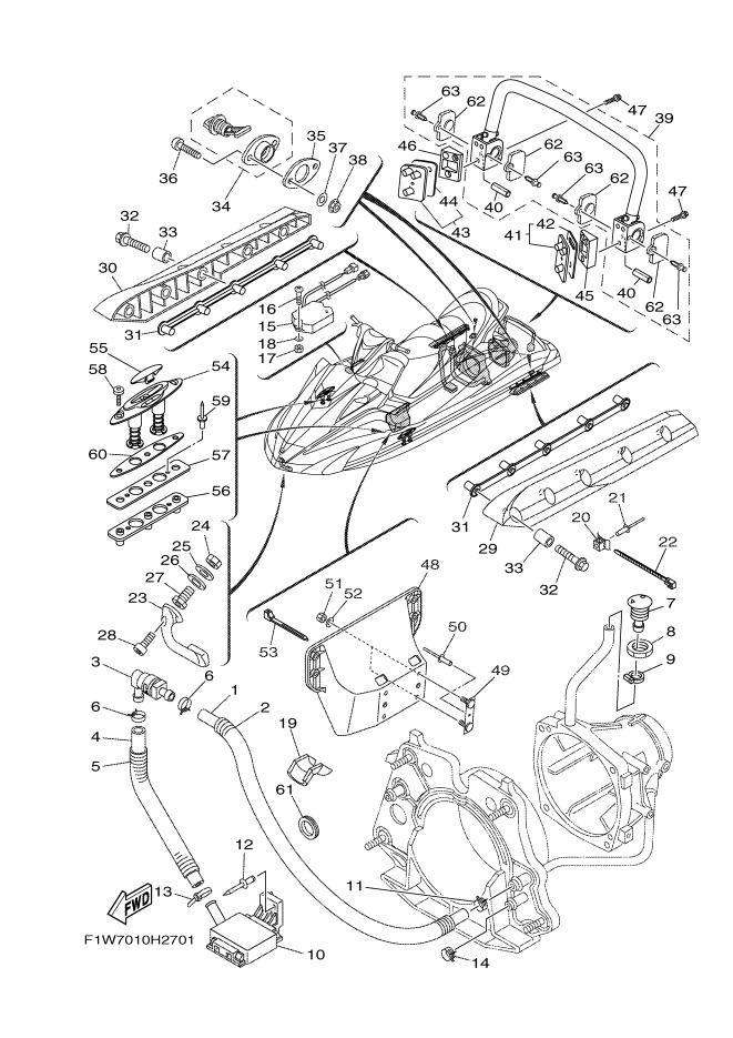 FXCruiserSHO'09 OEM (HULL-&-DECK) SENSOR, COMPASS Used [Y1213-34]