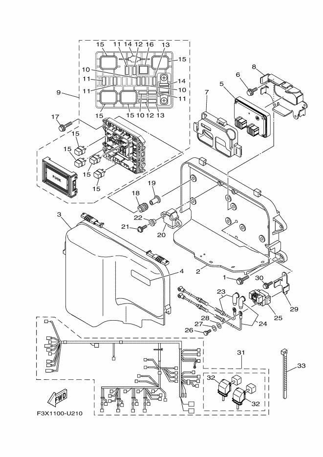 YAMAHA 2019 FXSVHO SENSOR, LEAN ANGLE Used [X2305-73]